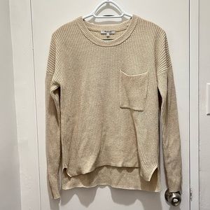 Cream Madewell Knit Sweater